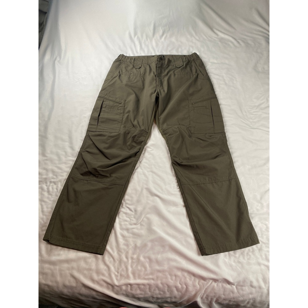 LA Police Gear Atlas Tactical Pants Ranger Green 40x32 Ripstop Cargo Mens Pants